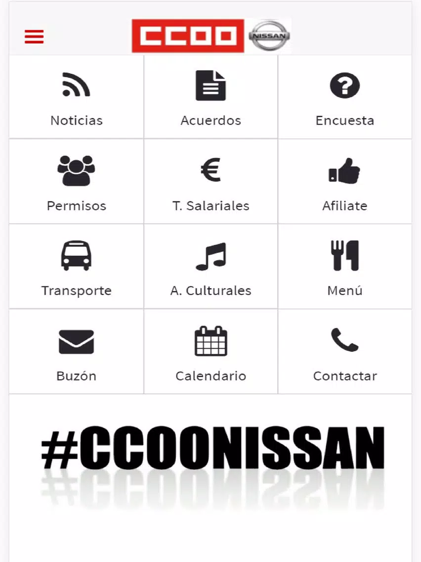 CCOO Nissan iPad  Ekran Görüntüleri
