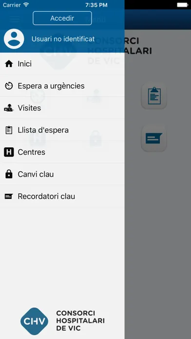 Capturas de pantalla de CHV Visites
