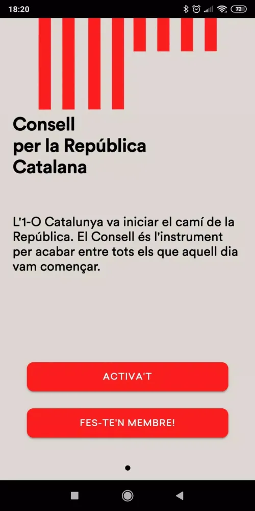 ภาพหน้าจอของ Consell per la República Catal