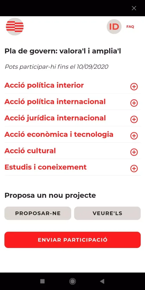 ภาพหน้าจอของ Consell per la República Catal