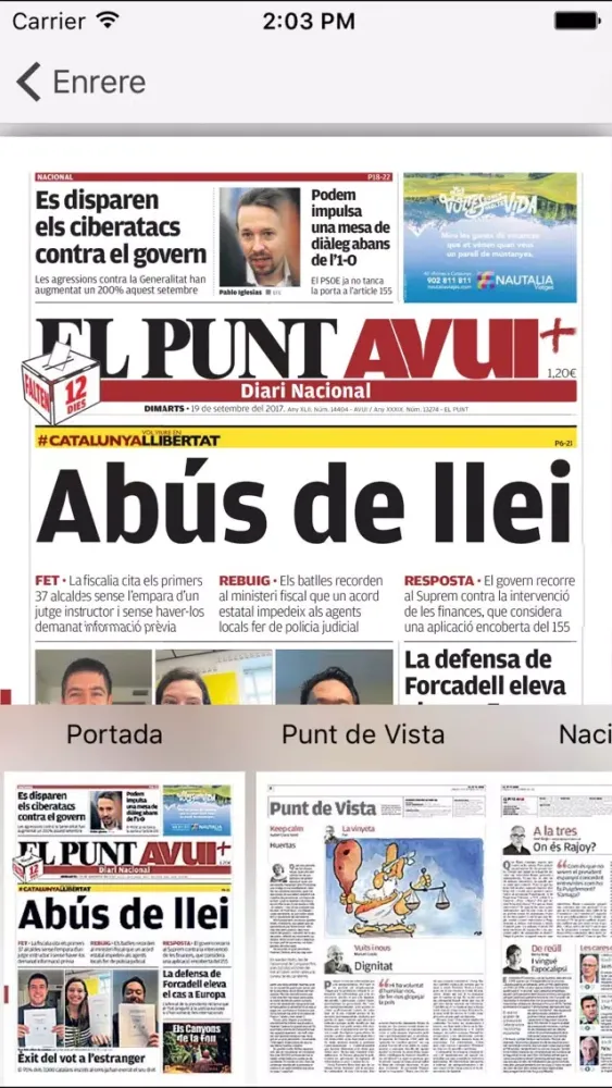 El Punt Avui - Girona سکرین شاٹس