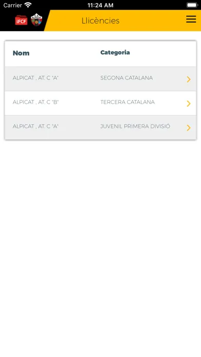 Intranet Clubs Screenshots