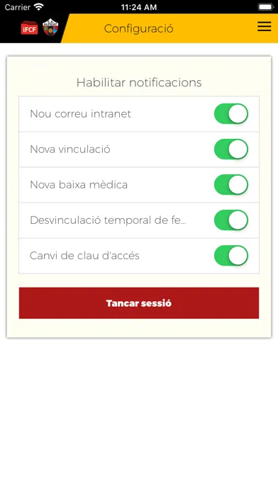 Intranet Clubs Screenshots
