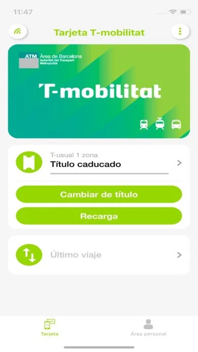 FGC T-mobilitat スクリーンショット