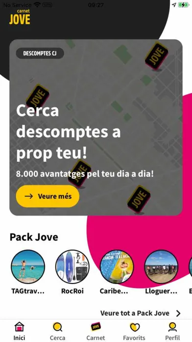 Ảnh chụp màn hình của Carnet Jove CAT