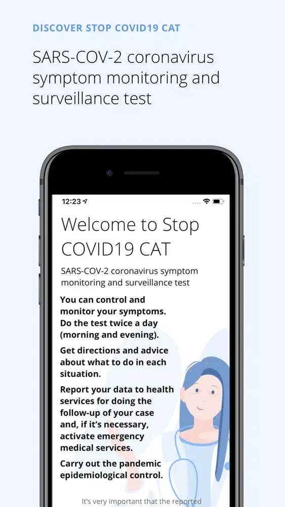 STOP COVID19 CAT Screenshots