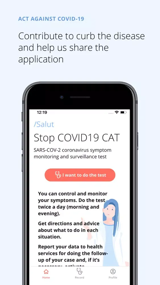 STOP COVID19 CAT Screenshots