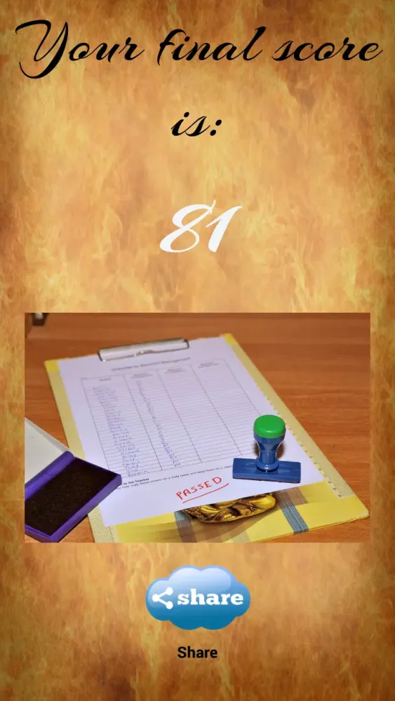 General knowledge test स्क्रीनशॉट