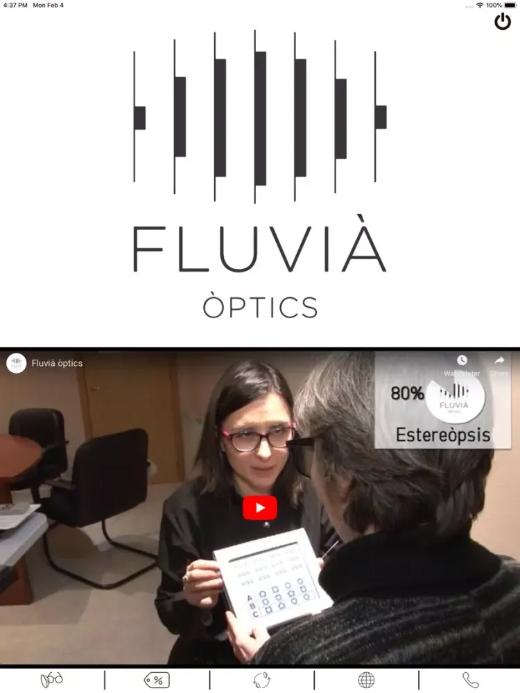 Fluvià Òptics iPad 應用截圖