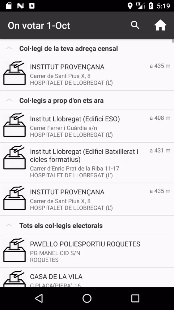 Capturas de pantalla de On Votar 1-Oct
