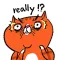 Cat said english Stickers