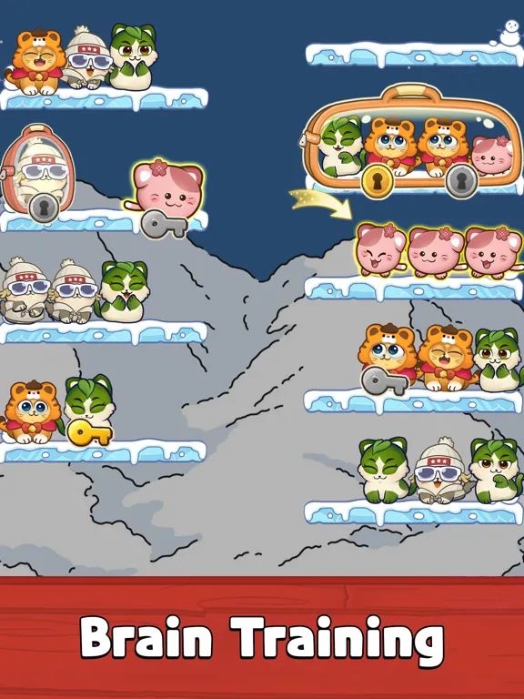 Color Cat Sort: Cute Cat Game iPad  Screenshots