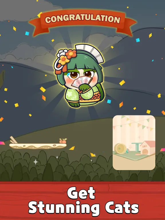 Color Cat Sort: Cute Cat Game iPad  Screenshots