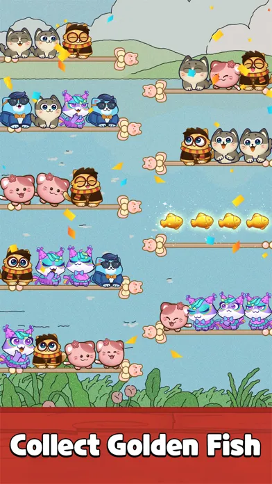Color Cat Sort: Cute Cat Game Screenshots