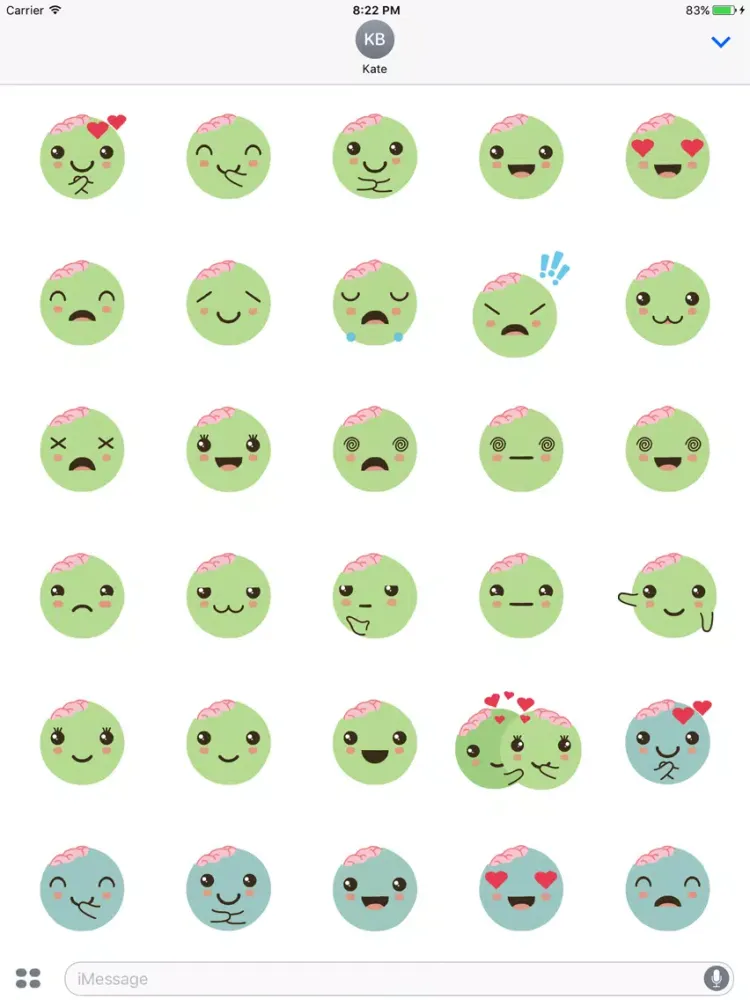 Скриншоты Kawaii Zombie Animated iPad 