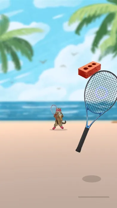 Cat Tennis - Relax Challenge स्क्रीनशॉट