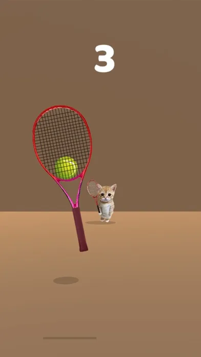 Cat Tennis - Relax Challenge स्क्रीनशॉट