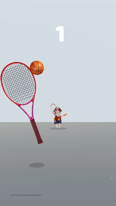 Cat Tennis - Relax Challenge स्क्रीनशॉट
