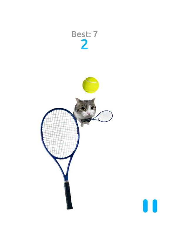 Cat Tennis Battle iPad 应用截图