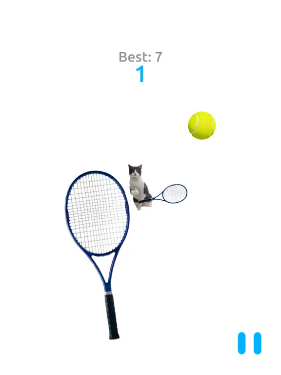 Cat Tennis Battle iPad 应用截图