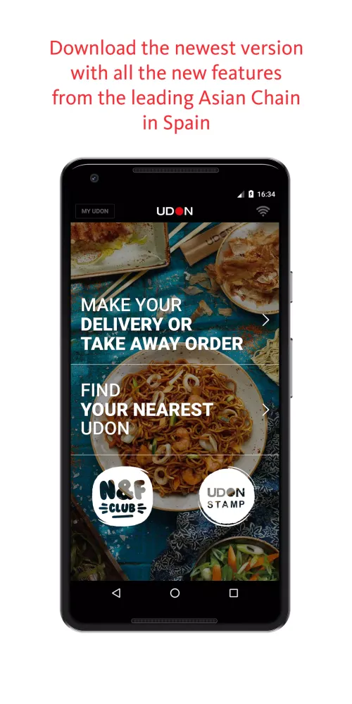 Capturas de pantalla de UDON