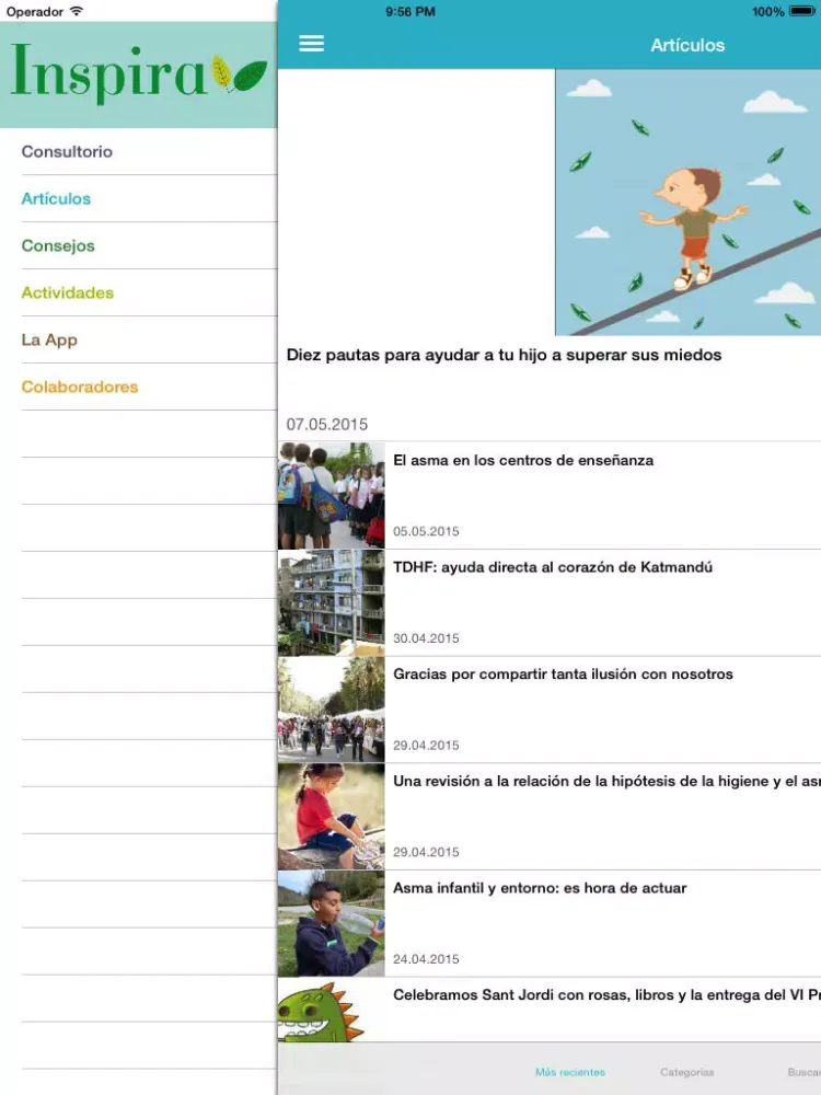 صور Inspira para padres y madres: salud infantil y medio ambiente iPad 