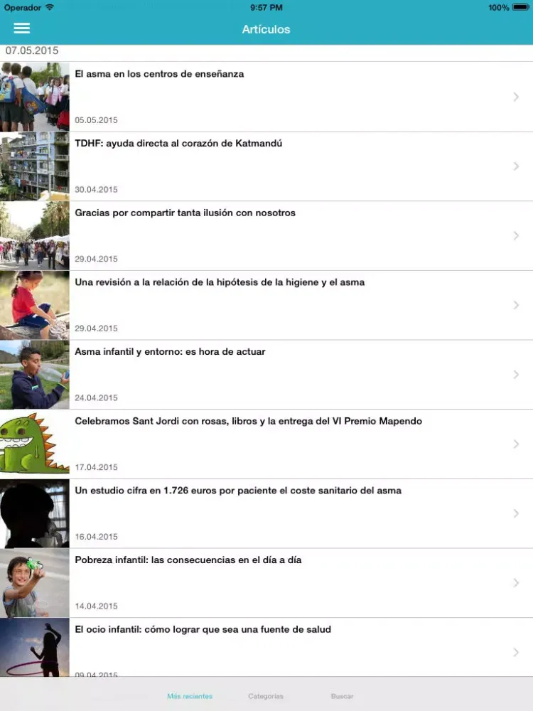 صور Inspira para padres y madres: salud infantil y medio ambiente iPad 