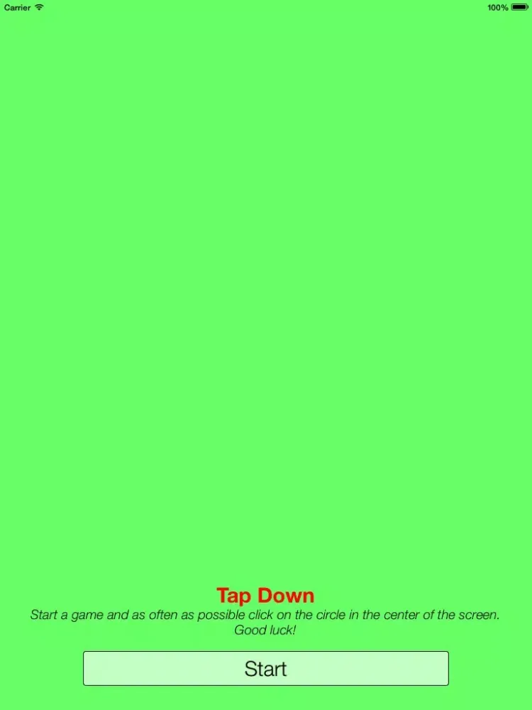 Capturas de tela do Tap Down! iPad 