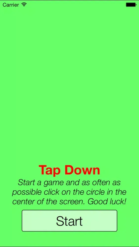 Capturas de tela do Tap Down!