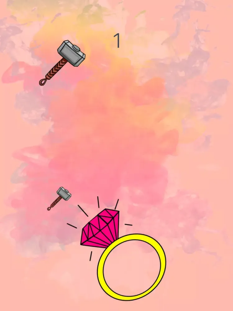 Catch Rings dodge the Hammer iPad  स्क्रीनशॉट