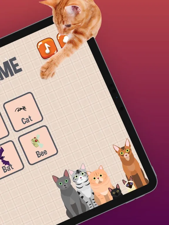 Capturas de tela do Cat Games iPad 