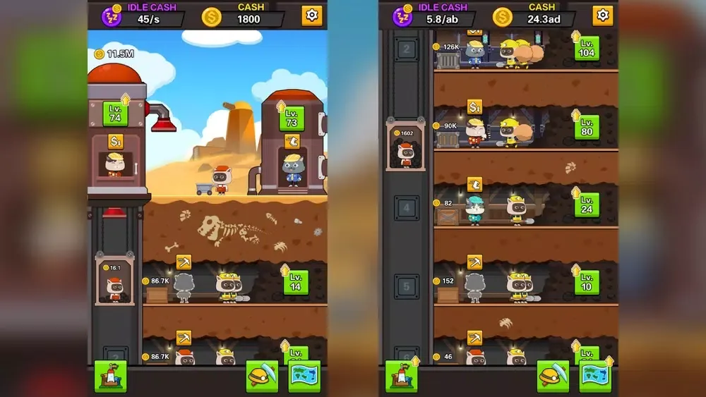 Скриншоты Tank Factory: Idle Miner Games