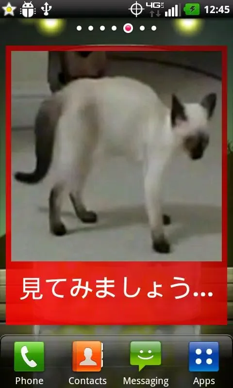 猫のしっぽウィジェット Screenshots