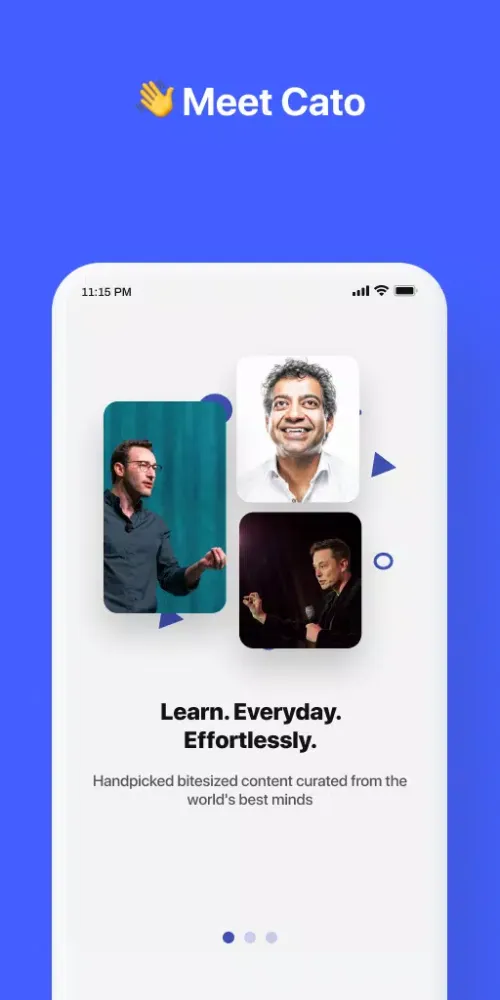 CatoTV - get 1% better everyda Screenshots