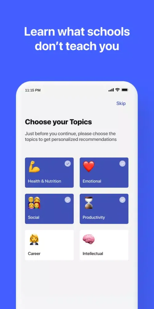 CatoTV - get 1% better everyda Screenshots