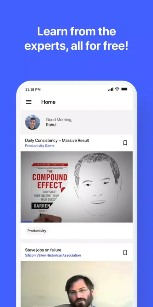 CatoTV - get 1% better everyda Screenshots