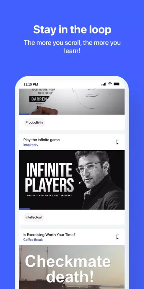 CatoTV - get 1% better everyda Screenshots