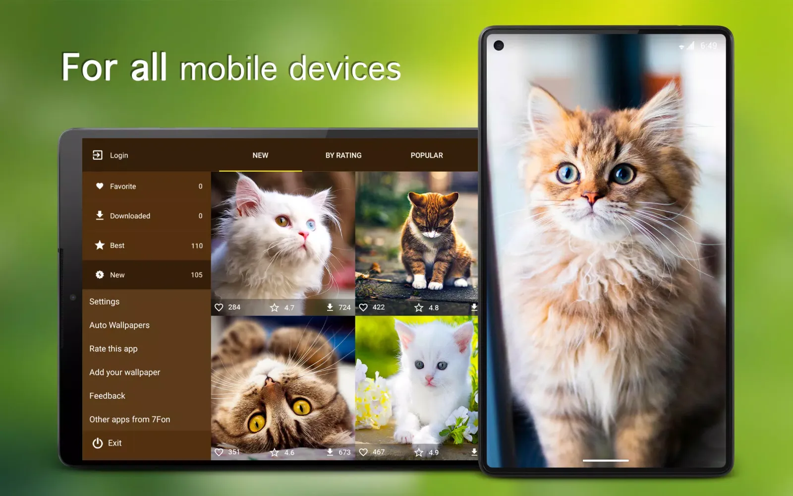 Cat Wallpapers & Cute Kittens Screenshots