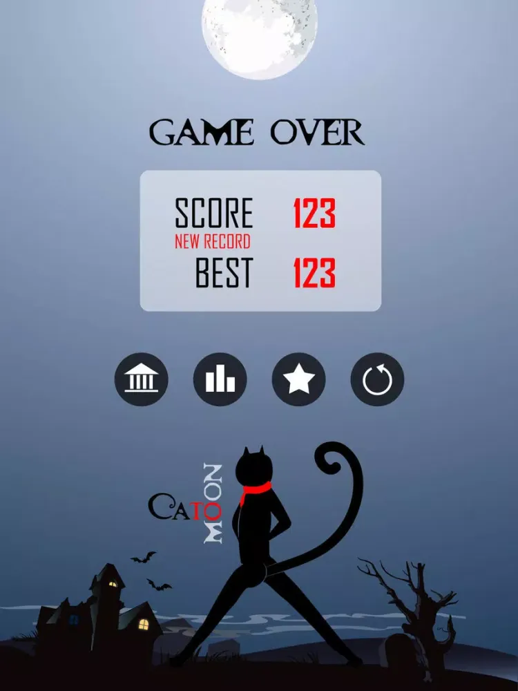 Cat to moon iPad 应用截图