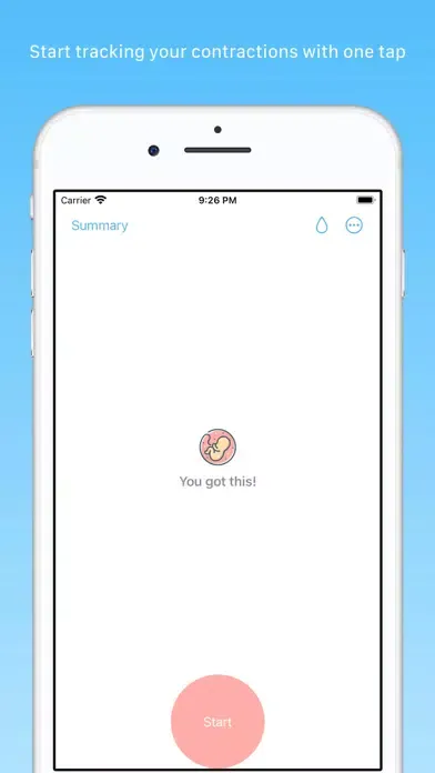 Contractions Tracker Screenshots