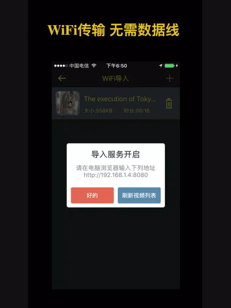 Capturas de pantalla de 夜色播放器-无广告,万能视频播放器 iPad 