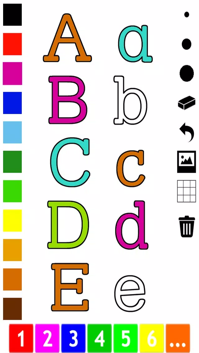 ABC Pics Coloring Book for Toddlers with the Letters of the Alphabet Screenshots