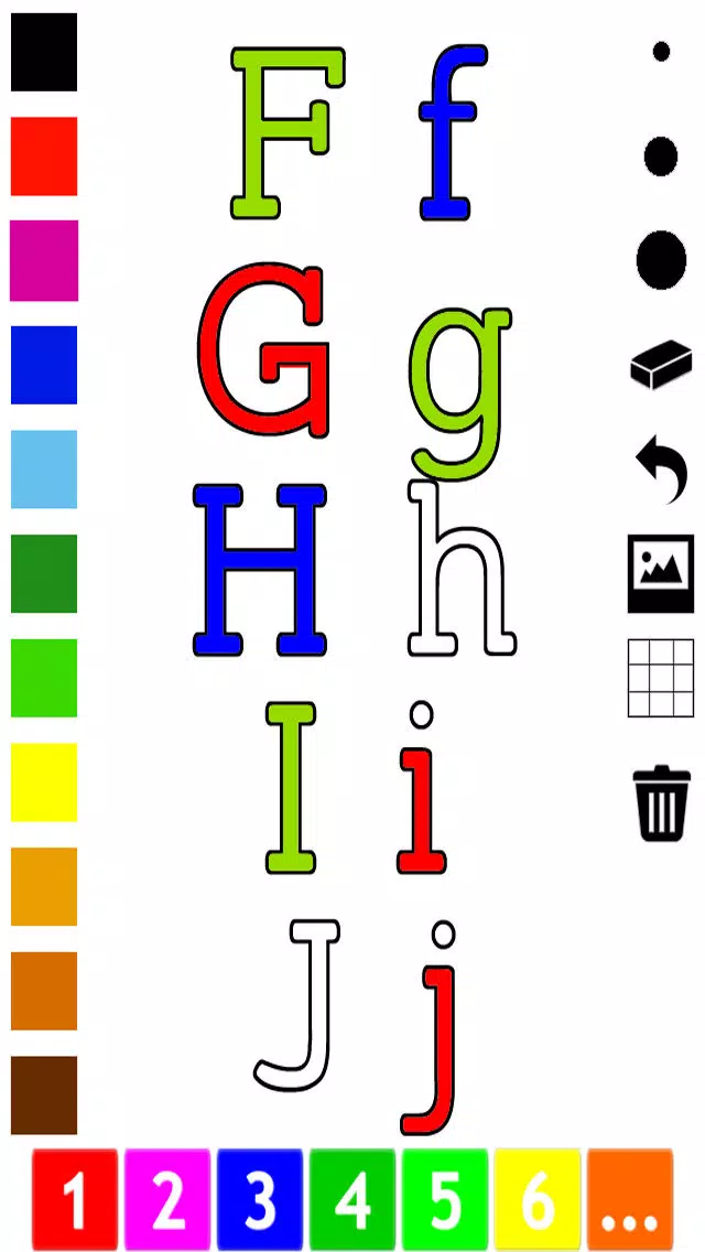 ABC Pics Coloring Book for Toddlers with the Letters of the Alphabet Screenshots