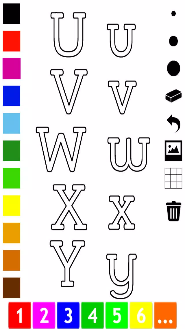 ABC Pics Coloring Book for Toddlers with the Letters of the Alphabet Screenshots