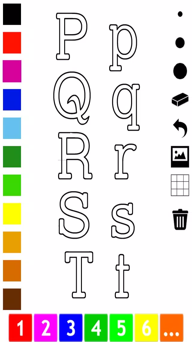 ABC Pics Coloring Book for Toddlers with the Letters of the Alphabet Screenshots