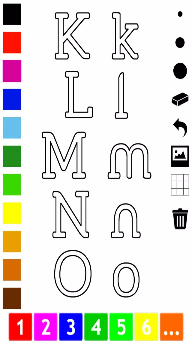 ABC Pics Coloring Book for Toddlers with the Letters of the Alphabet Screenshots