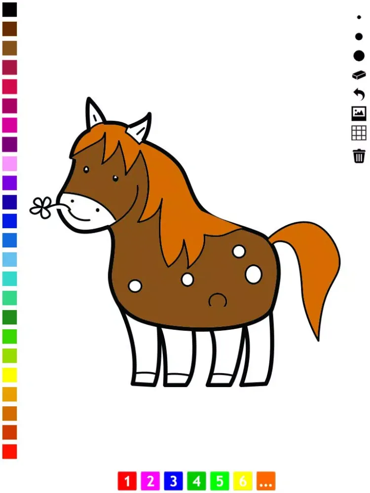 Animal Coloring Book for Children: Learn to draw and color animals like cat, cow, horse, pig, bird and rabbit iPad  स्क्रीनशॉट