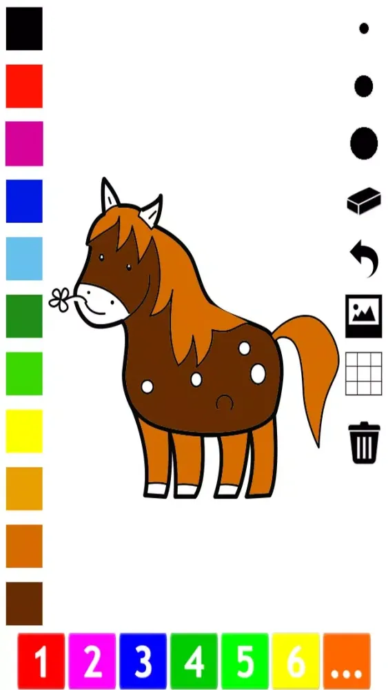 Animal Coloring Book for Children: Learn to draw and color animals like cat, cow, horse, pig, bird and rabbit स्क्रीनशॉट
