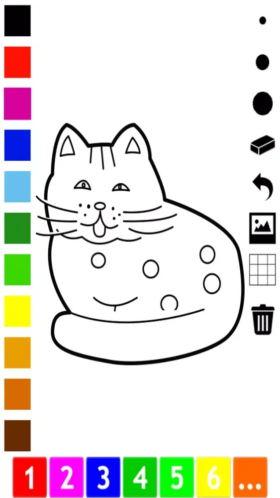 Animal Coloring Book for Children: Learn to draw and color animals like cat, cow, horse, pig, bird and rabbit स्क्रीनशॉट