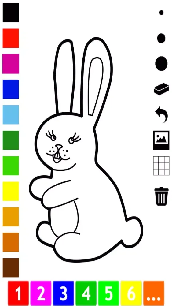 Animal Coloring Book for Children: Learn to draw and color animals like cat, cow, horse, pig, bird and rabbit स्क्रीनशॉट